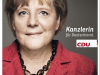Wahlplakat von Angela Merkel zur Bundestagswahl 2013